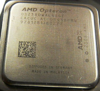 opteron 2376 (2.3 GHz) and Opteron 2378 (2.4 GHz)